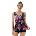 thumbnail image 1 of Lopeceal Womens Flowy Tankini Tops Only Modest Swim Tops Loose Fit Bathing Suit Tops No Bottom, 1 of 5