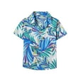 thumbnail image 1 of Lopecy-Sta Baby Boy's Button Down Hawaiian Shirt Short Sleeve Kids Summer Beach Shirts for Boys Size 1-9 Years, 1 of 2