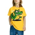 thumbnail image 1 of Lopecy-Sta Boys Dinos Short Sleeve Graphic T Shirt Summer Daily Shirt Cartoon Fashion Tees Size 3-14 Years, 1 of 4