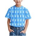 thumbnail image 1 of Lopecy-Sta Boys' Short Sleeve Solid Crew Neck T-Shirt, Soft, Comfortable, Relaxed Fit, Summer Casual Tees 3-14Y, 1 of 6