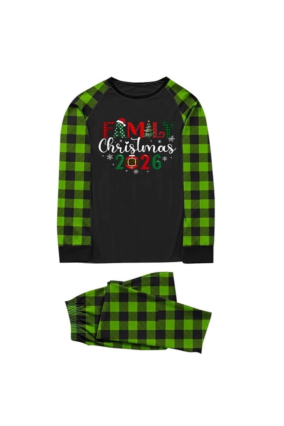 Christmas Matching Pajama Set for Men Family Pajamas for Daddy - Long Sleeve Two Piece Sets for Men Family Clothes Pajamas