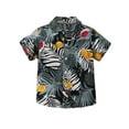 thumbnail image 1 of Lopecy-Sta Hawaiian Shirts for Boys, Boys Hawaiian Shirt Button Down,Aloha Shirt Boys Summer Beach Shirts for Kids 1-9 Years, 1 of 2