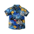 thumbnail image 1 of Lopecy-Sta Hawaiian Shirts for Boys, Boys Hawaiian Shirt Button Down,Aloha Shirt Boys Summer Beach Shirts for Kids 1-9 Years, 1 of 2