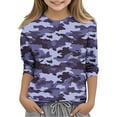 thumbnail image 1 of Lopecy-Sta ​Kids Baby Camouflage Crew Neck Long Sleeve Top, All-Over Print Soft Cotton Blend, Comfortable Relaxed Fit for Boys Girls Spring Autumn Active Play, 1 of 6