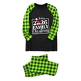 thumbnail image 1 of Lopecy-Sta Long Sleeve Pajamas for Family Plaid Graphic Christmas Pajamas Holiday Wear for Men, Home Wear for Daddy, Family Matching Sets, B, 1 of 2