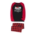 thumbnail image 1 of Lopecy-Sta Long Sleeve Pajamas for Family Plaid Graphic Christmas Pajamas Holiday Wear for Men, Home Wear for Daddy, Family Matching Sets, B, 1 of 2