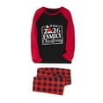 thumbnail image 1 of Lopecy-Sta Long Sleeve Pajamas for Family Plaid Graphic Christmas Pajamas Holiday Wear for Women, Home Wear for Mommy, Family Matching Sets, B, 1 of 3