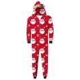 thumbnail image 1 of Lopecy-Sta Matching Family Christmas Onesie Pajamas – Holiday Hooded Jumpsuit Sleepwear Pjs for Kids Xmas Loungewear for Children, 1 of 7
