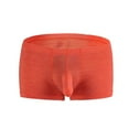 thumbnail image 1 of Nnhblu Men's Underwear Elastic Fit Low Waist Boxer Shorts Underwear Boxers for Men Orange Deals Clearance Mens Briefs - M, 1 of 8