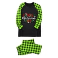 thumbnail image 1 of Lopecy-Sta Merry Christmas Pajamas for Family Plaid Graphic Christmas Pajamas Holiday Wear for Men, Home Wear for Daddy, Family Matching Sets, A, 1 of 3