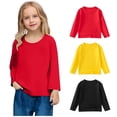 thumbnail image 1 of Lopecy-Sta Soft Breathable Toddler Boys 3-Piece Long Sleeve T-Shirt Set for Casual & Special Occasions, 1 of 7