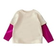 thumbnail image 1 of Lopecy-Sta Stylish Kids Layered Sleeve Long Sleeve Top with Round Neck, Soft Smooth Fabric for Baby, Comfortable Fit Everyday Wear, Lightweight and Durable for Playdates and Outings, 1 of 4