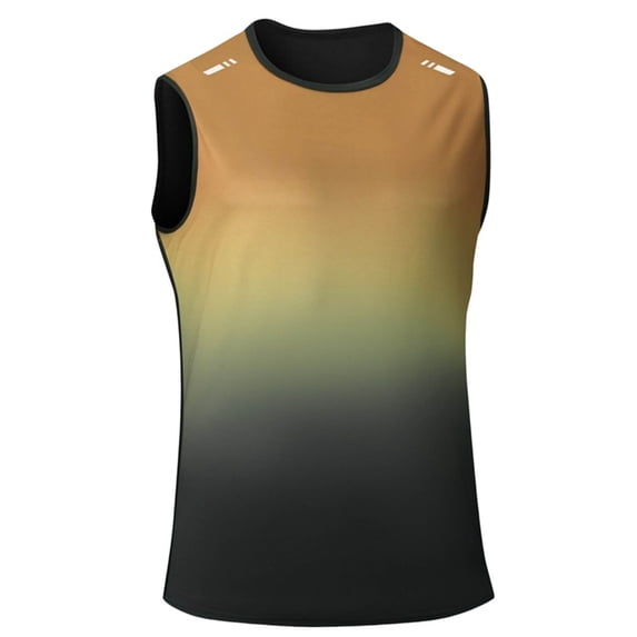 Lopecy-Sta Tank Tops for Men Crew Neck to Gradient Quick Dry Slim Fit Sleeveless Cooling Breathable Gym Running Workout Sports Vest