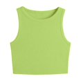 thumbnail image 1 of Lopecy-Sta Tank Tops for Women Ribbed Crew Neck Crop Tank Tops Slim Fit Casual Summer Blouses, 1 of 6