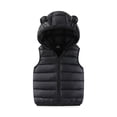 thumbnail image 1 of Lopecy-Sta ​Toddlers' Quilted Thermal Vest with Hood & Ear Accents - Zip-Up Bodywarmer for Winter, 1 of 3