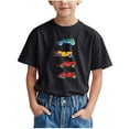 thumbnail image 1 of Lopecy-Sta Vehicle Set Print Short Sleeve T-shirt for Kid Boys Summer Fashion Round Neck Casual Versatile Shirts 3-4 Years, 1 of 6