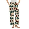 thumbnail image 1 of Lopecy-Sta Wide Leg Pajama Pants for Women Christmas Comfy Casual Pajama Pants with Pockets & Drawstring Warm Pajama Sleep Pants Fleece Sleepwear Bottom for Women, 1 of 6