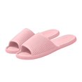 thumbnail image 1 of Lopecy-Sta Womens Sandals Ribbed Non Slip Pool Slides Open Toe Single Band Slip On Shower Slippers For Indoor Outdoor Casual Wear, 1 of 9