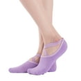 thumbnail image 1 of Lopecy-Sta Womens Socks Crisscross Strap Barre Socks, Non Slip Gripped Dance Socks, Breathable Workout Footwear for Yoga Studio and Fitness Training, 1 of 1