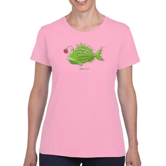 Lophius Cacti T-Shirt Women -Engin Selcuk Designs, Female Small