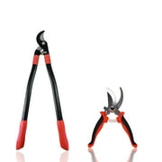 Flngr Loppers and Pruners,27" Lopper Heavy Duty with Steel Blade, Loppers Gardening Tools Tree Trimmer Branch Cutter for 2’’ Cutting Capacity