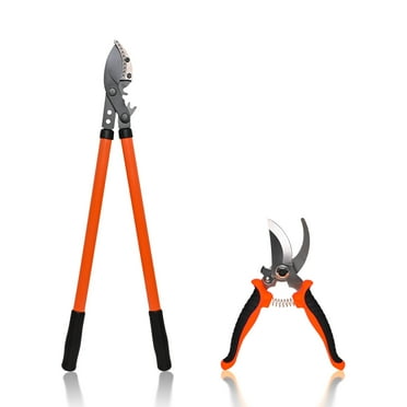 Flngr Lopper Heavy Duty with Steel Blade, 30" Loppers Gardening Tools Tree Trimmer Branch Cutter for 2" Cutting Capacity