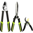 Loppers Hedge Clippers & Pruners Combo Set 3Piece Hedge Shears, Sharp