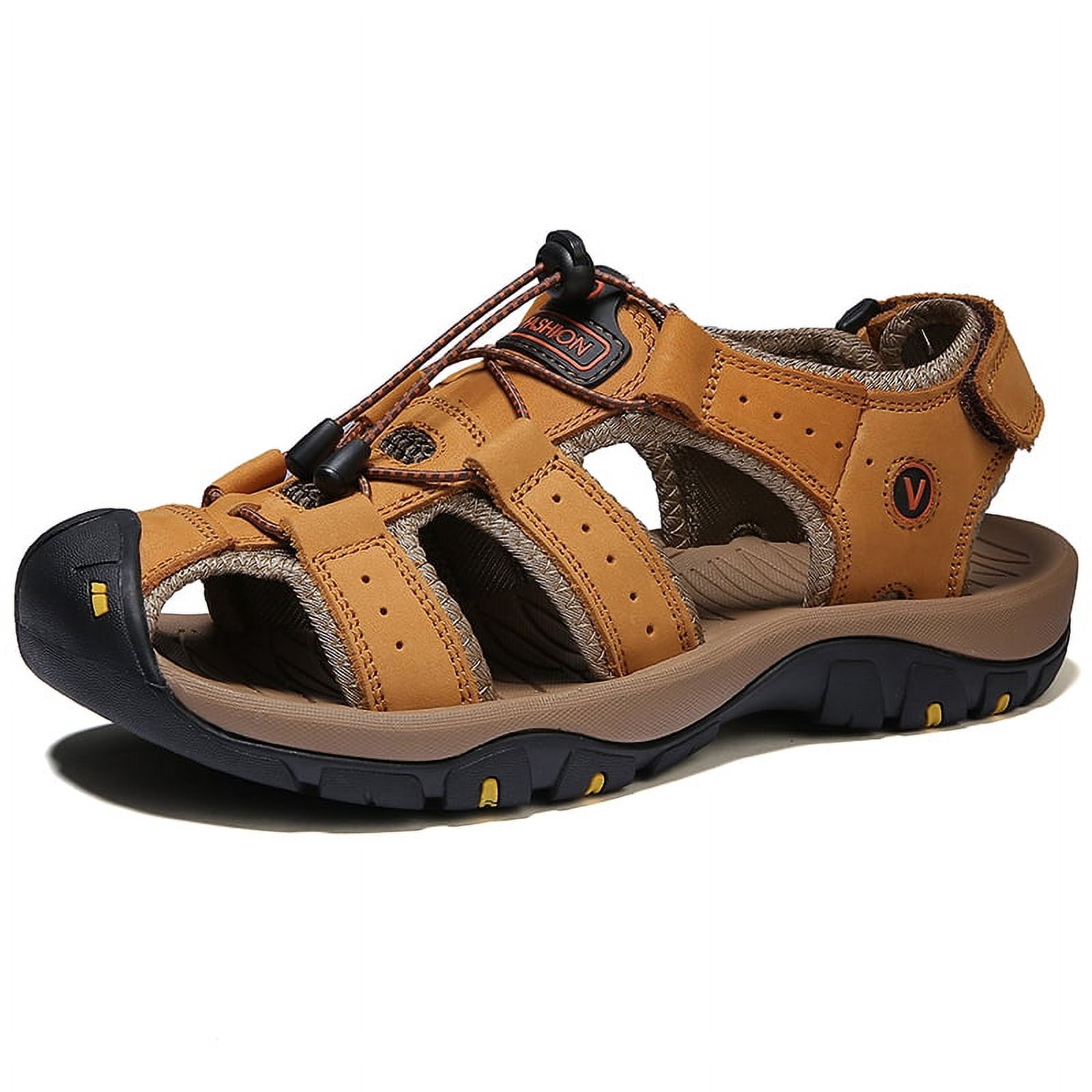 Men's Out Closed Toe Sandals, Comfy Beach Shoes, Spring And Summer ...