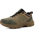 thumbnail image 1 of Lopsie Mens Hiking Boots Backpacking Lightweight Outdoor Work Boots Black/Khaki/Brown Size 5.5-9.5, 1 of 7