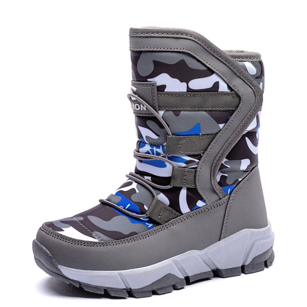Lopsie WARMTUNE Boys Snow Boots Outdoor Waterproof Winter Kids Shoes ...