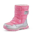 thumbnail image 1 of Lopsie WARMTUNE Girls Boys Snow Boots Winter Outdoor Waterproof Warm Slip Kids Snow Boots Outdoors Playing Children's Winter Shoes(Little Kid/Big Kid), 1 of 6
