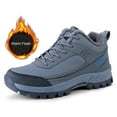 thumbnail image 1 of Lopsie WARMTUNE Men Hiking Boot Warm Ankle Booties Outdoor Lightweight Non-slip Winter Shoes Snow Footwear for Sport Big Size US10, 1 of 7
