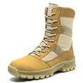 thumbnail image 1 of Lopsie WARMTUNE Men's Military Tactical Boots Warm Ankle Booties Outdoor Winter Shoes Men Desert Snow Boots Lace Up Lightweight Army Combat Boots for Male, 1 of 7