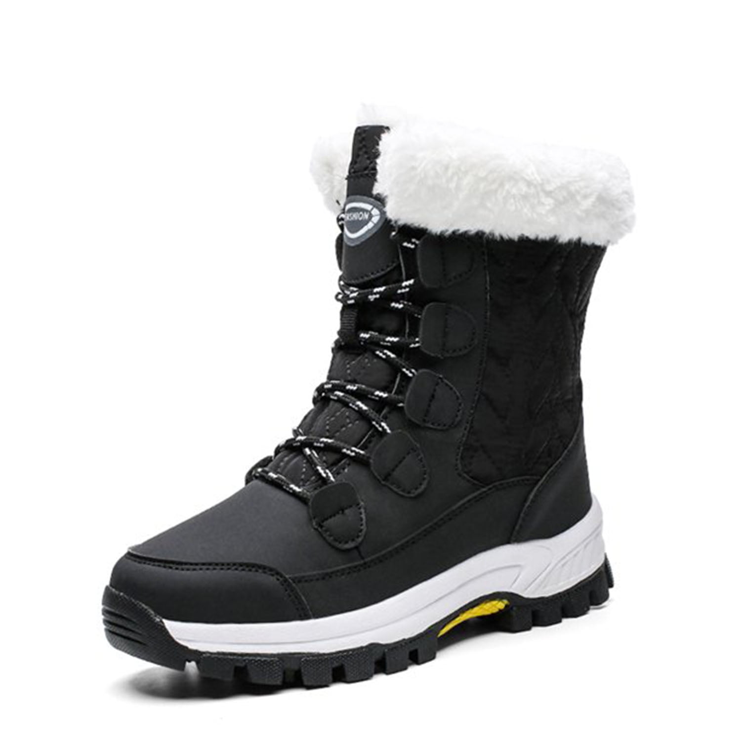 Lopsie Women Mid-Calf Winter Outdoor Snow Boots 6 Female - Walmart.com