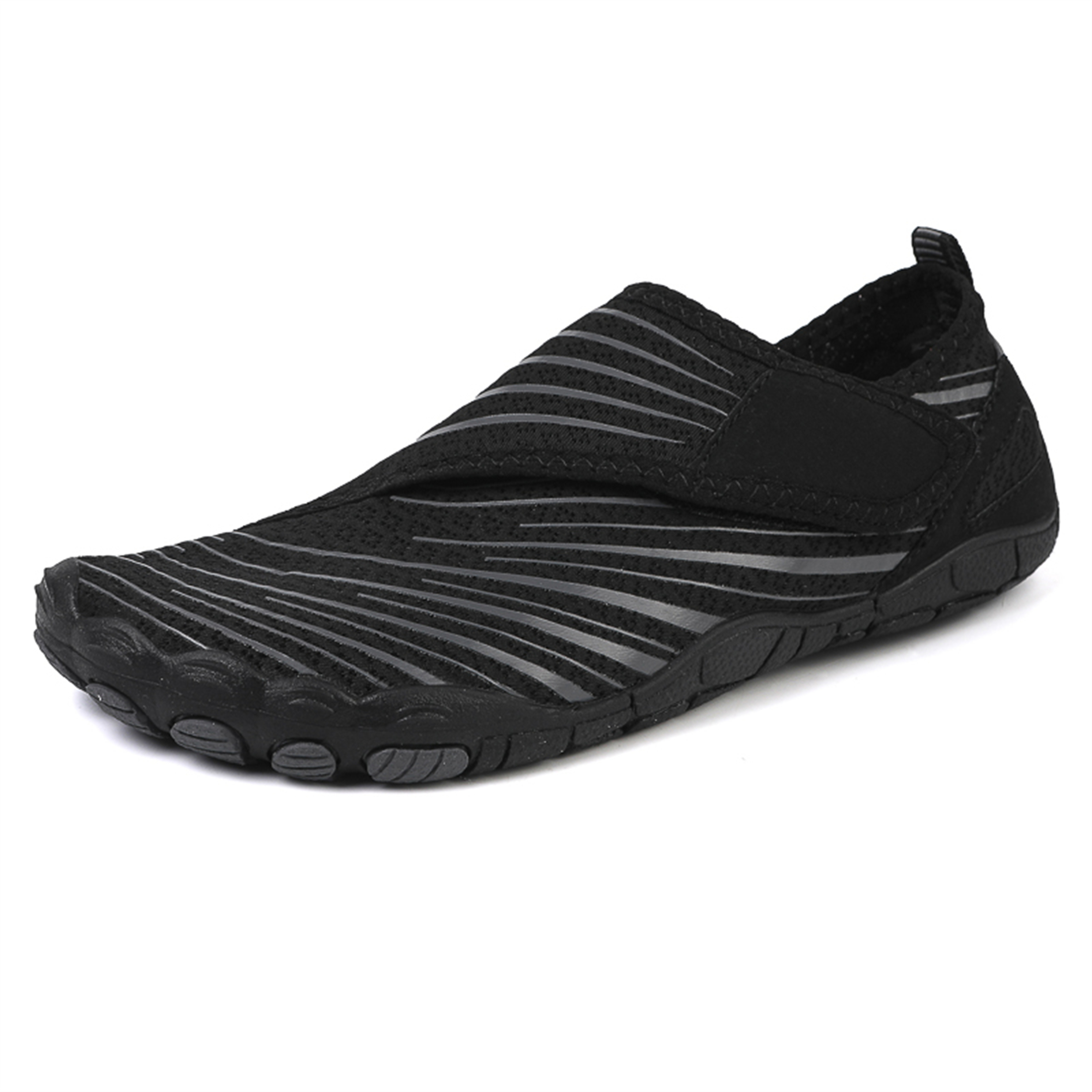 YALOX Men's & Women's Water Shoes - Quick-Dry Aqua Socks For Beach, Swimming, Surfing (Black, EU45)