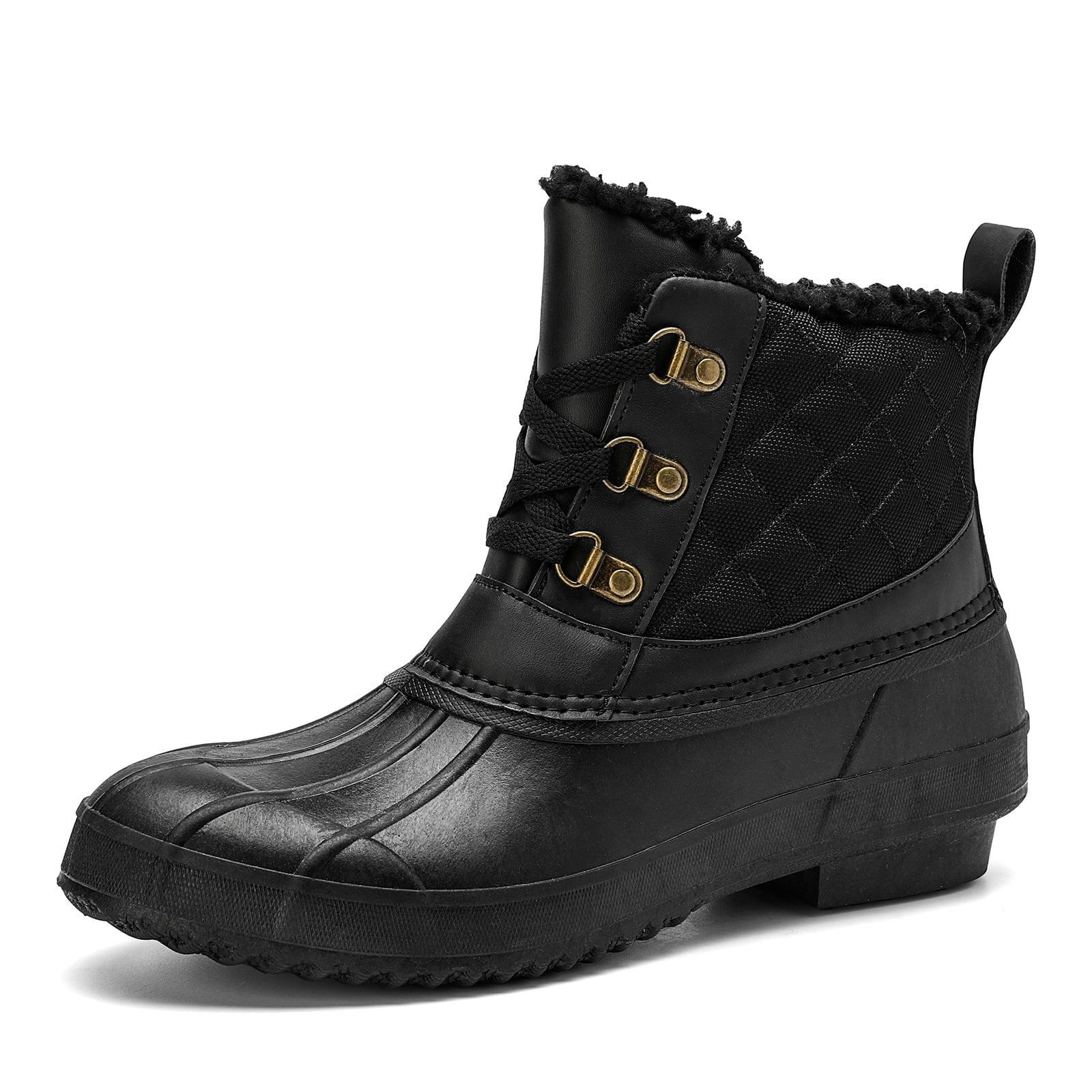 Lopsie Women’s Winter Leather Boots Waterproof Snow Boots Suede Leather