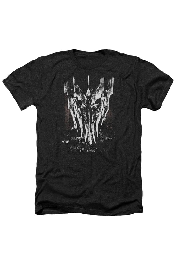 Lor - Big Sauron Head - Heather Short Sleeve Shirt - XX-Large