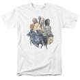 thumbnail image 1 of Lor-Collage Of Evil Short Sleeve Adult 18-1 Tee, White - 3X, 1 of 1