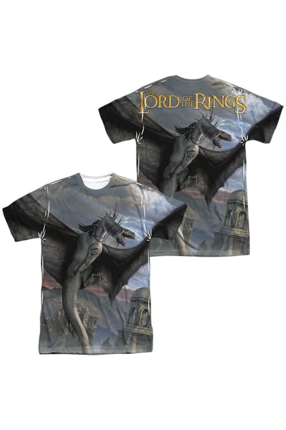 Lor Fellbeast Allover Print Officially Licensed Sublimation Adult T Shirt