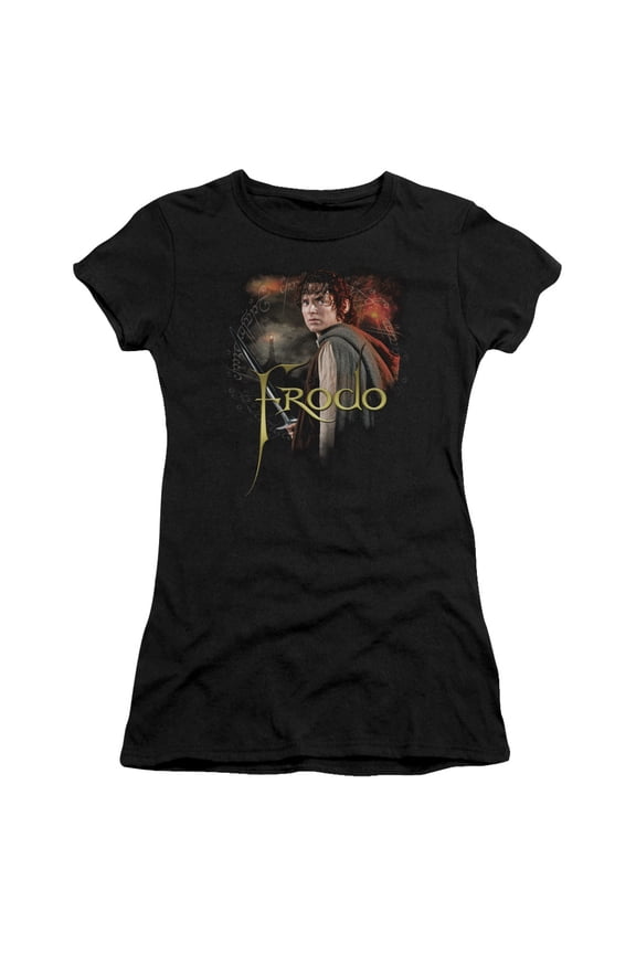 Lor - Frodo - Juniors Teen Girls Cap Sleeve Shirt - Large