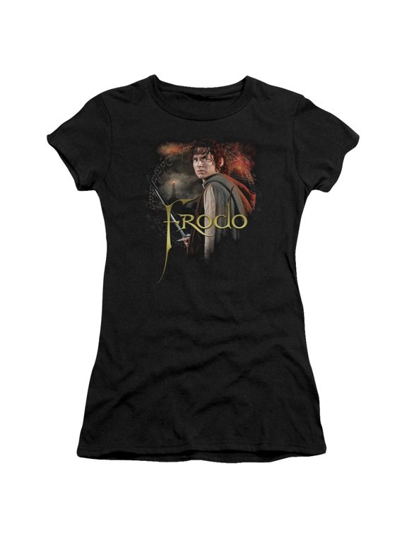 Lord of the Rings Frodo S/S Junior Women's T-Shirt Sheer Black