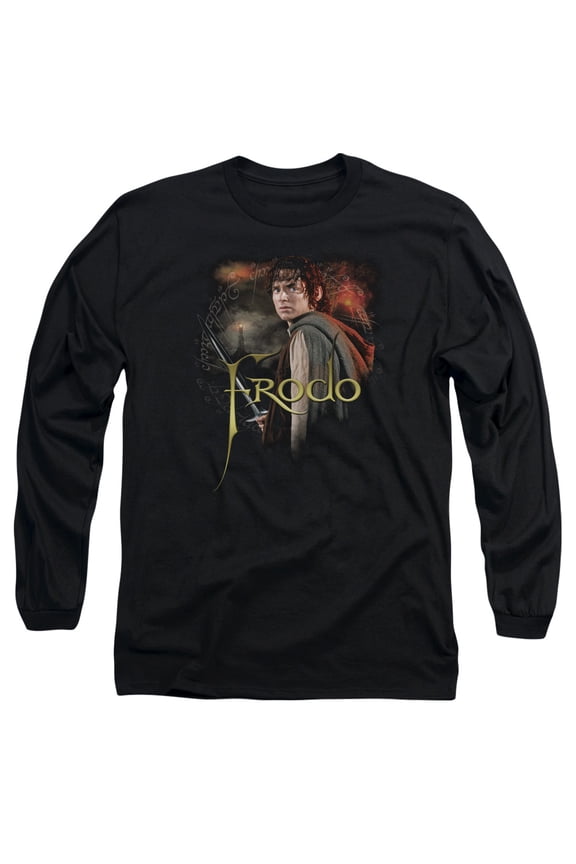 Lor-Frodo Long Sleeve Adult 18-1 Tee- Black - Small