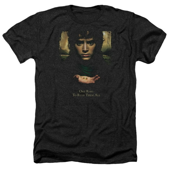 Lor - Frodo One Ring - Heather Short Sleeve Shirt - Large
