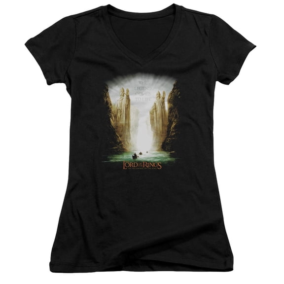 Lor - Kings Of Old - Juniors Cap Sleeve V-Neck Shirt - Medium
