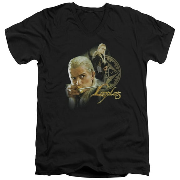 Lor - Legolas - Slim Fit V Neck Shirt - Medium