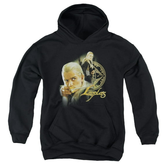 Lor - Legolas - Youth Hooded Sweatshirt - Medium
