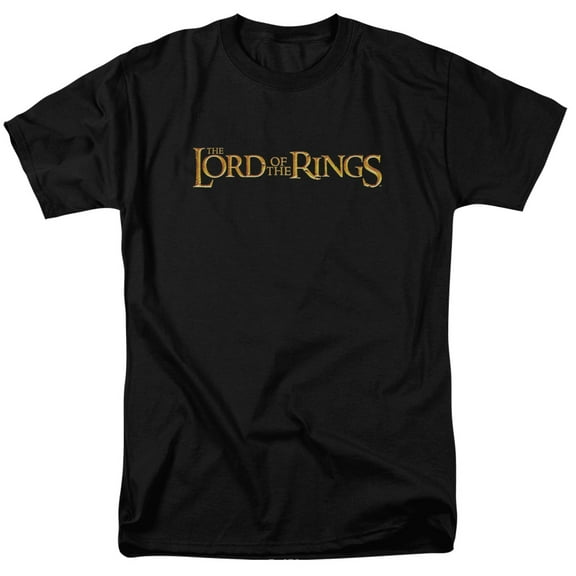 Lord Of The Rings Men's Lotr Logo T-shirt XXX-Large Black