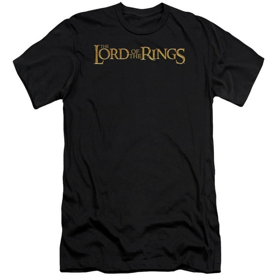 Lor - Lotr Logo - Premium Slim Fit Short Sleeve Shirt - X-Large