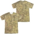 thumbnail image 1 of Lor - Middle Earth Map (Front/Back Print) - Short Sleeve Shirt - XXX-Large, 1 of 2