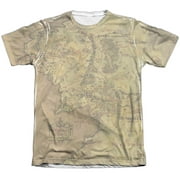 Lor - Middle Earth Map - Short Sleeve Shirt - X-Large